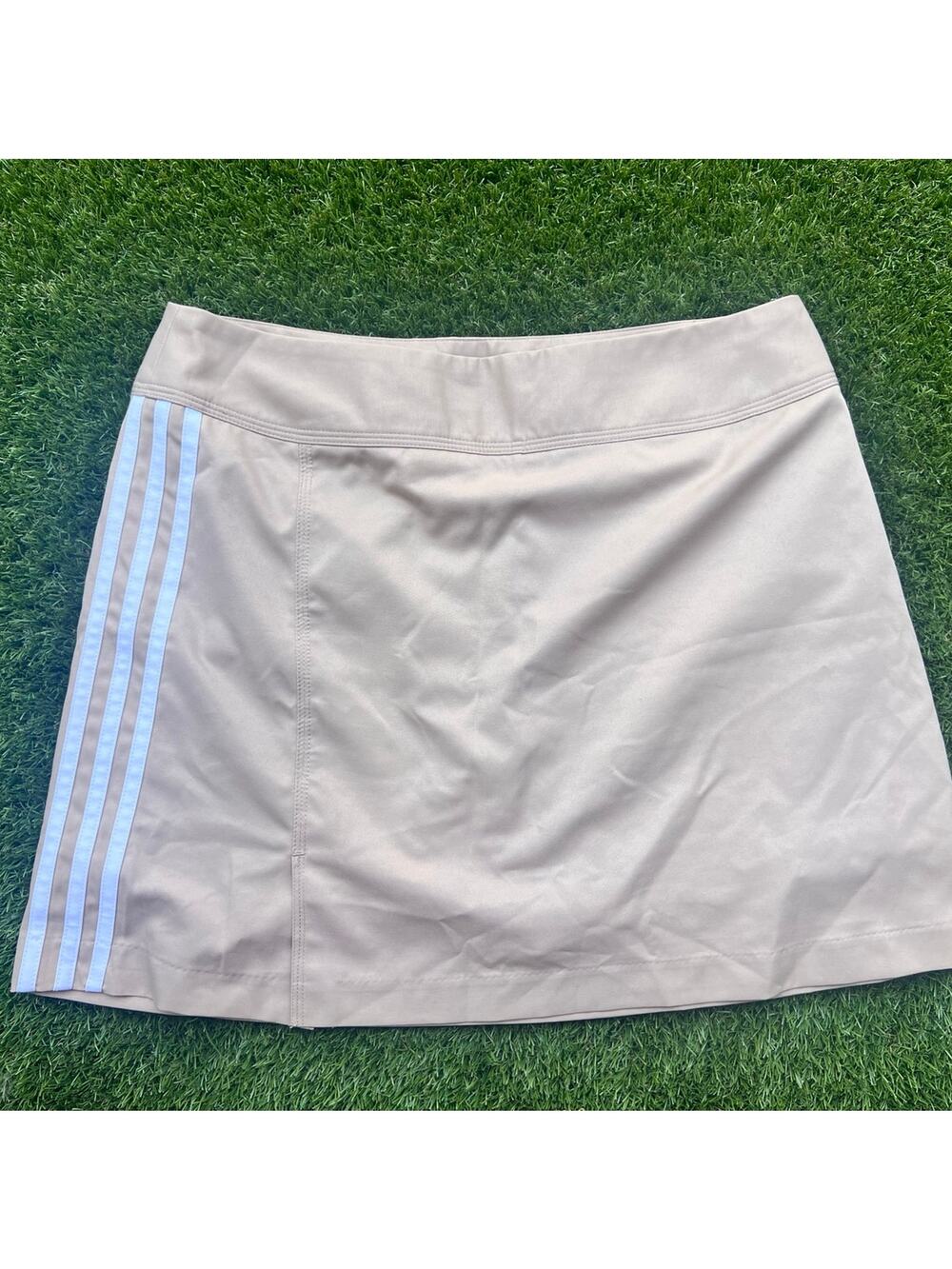 Adidas Athletic Tan Skirt Skort Womens Size 6
